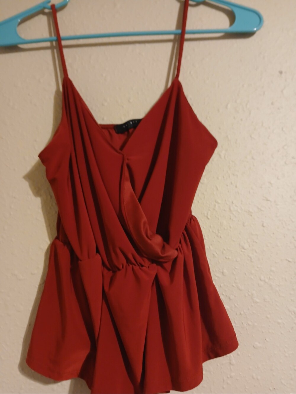 Red Spaghetti-Strap Women's Dress - Unbranded